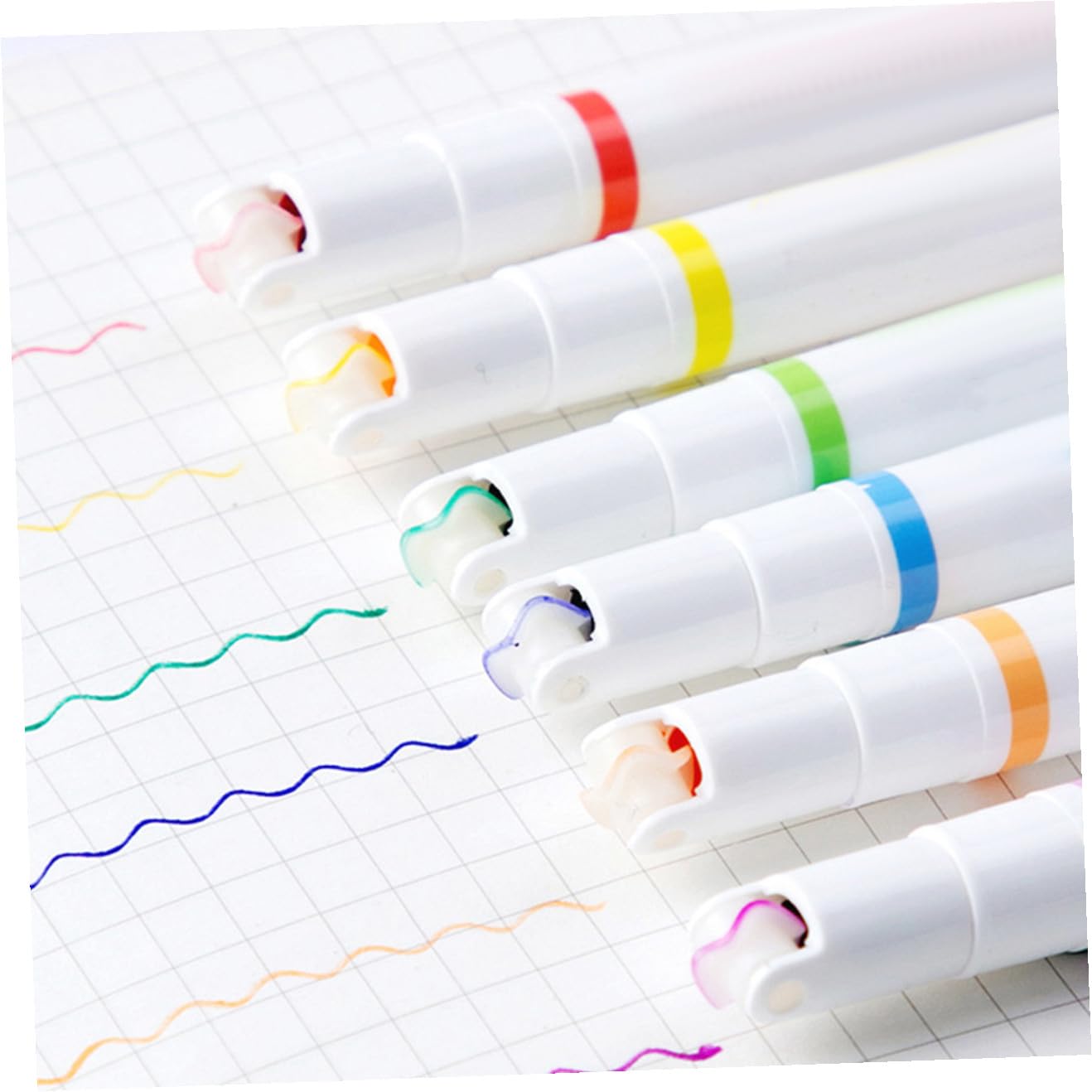 SHINEOFI 12piezas Rotuladores Fluorescentes Para De Notas y Dibujo Marcadores De Surtidos Para Estudiantes y Oficina