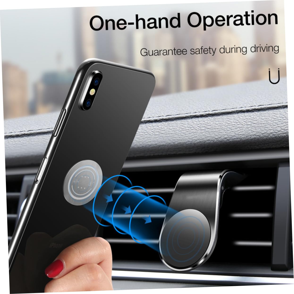 jojofuny 3pezzi Per Smartphone Auto Portacellulare Per e Installazione Facile Compatibile Telefono