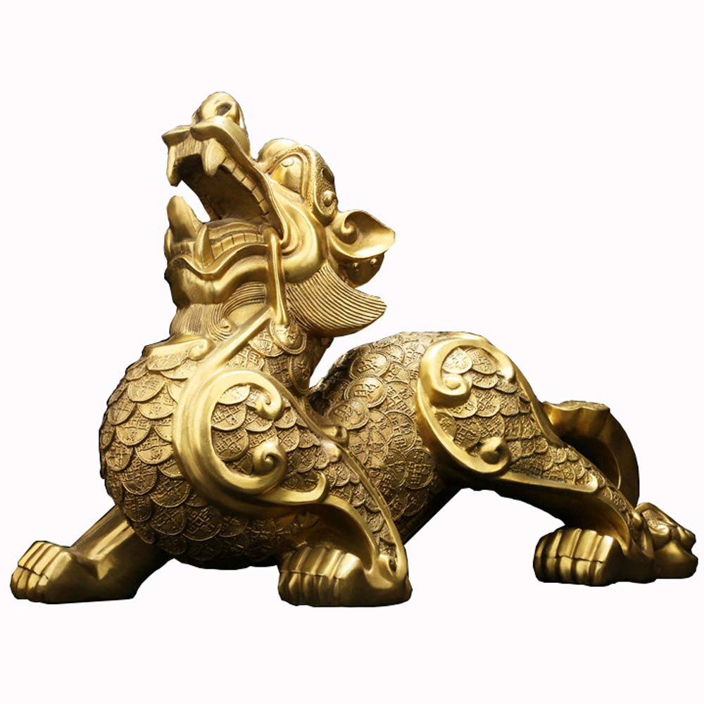 Statue PiXiu en laiton pour harmoniser un espace de vie stressant