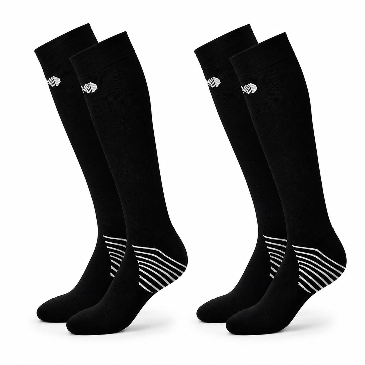 Bamboo Compression Socks For Men & Women, Sports Socks - Odour Free & Superior Grip, Running, Hiking, Cycling, Boosts Blood Circulation & Recovery-image-48