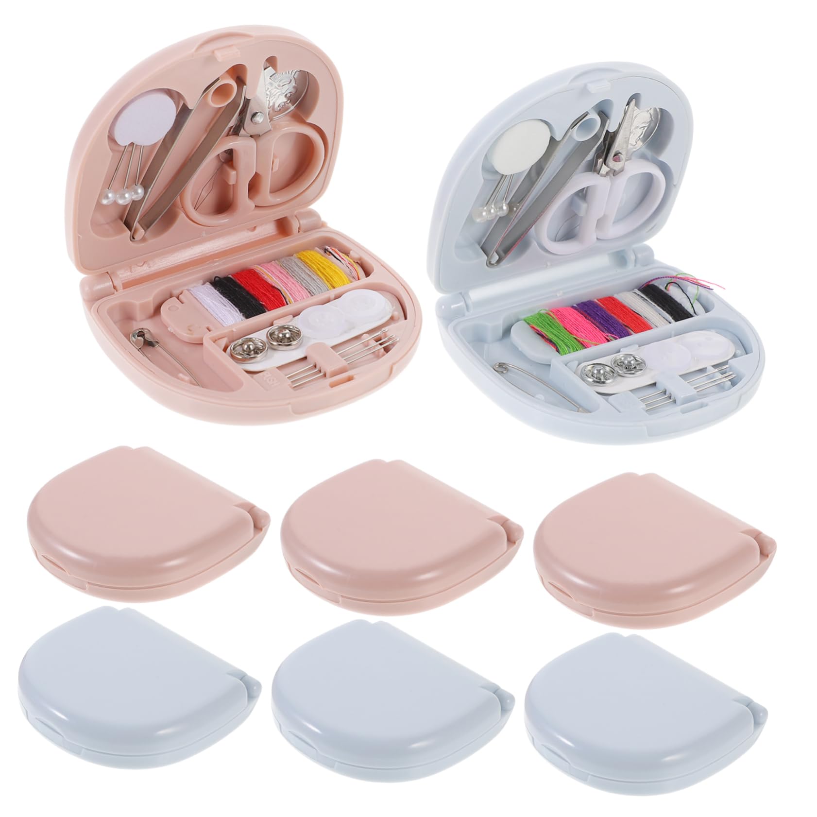 Kit de Costura Portátil de 8 Piezas para Uso Doméstico