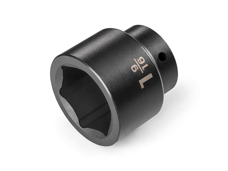 Soquete de Impacto TEKTON 1/2 pol. x 1-9/16 pol. com Encaixe de 39,7 mm, 6 Pontas, Raso SID22040
