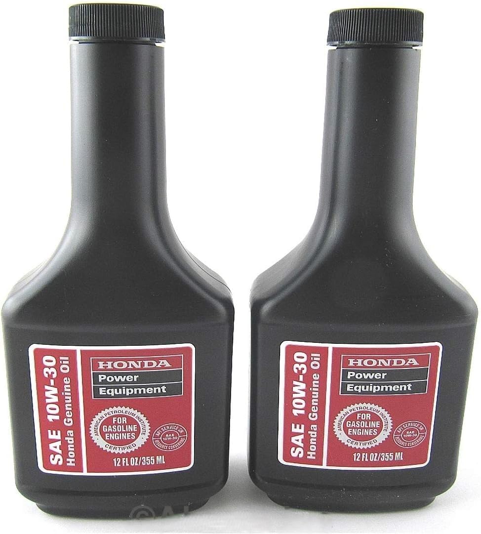 (2-Pack) Genuine Honda Engine Oil SAE 10W30 12oz for EU1000, EU2000I, EU2000 Companion and EU2000 Camo.