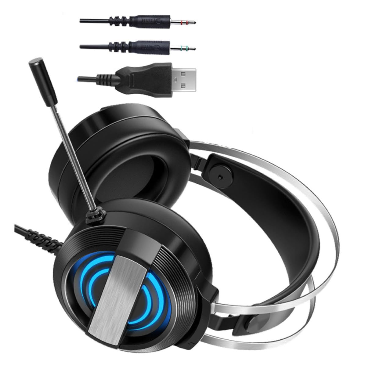 Casque de jeu stéréo à réduction passive - Confort longue durée - 8