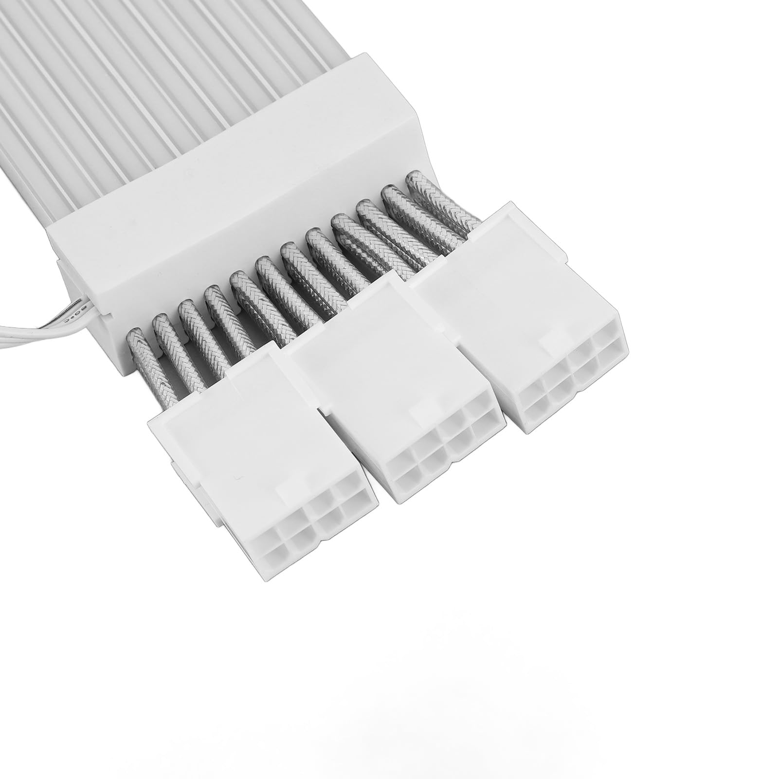Cryfokt Przedłużacz Kabla Zasilającego ARGB Szeroka kompatybilność Przedłużacz Zasilacza RGB do Systemów Synchronizacji RGB (Neonowy kabel karty graficznej ARGB 3x8PIN)