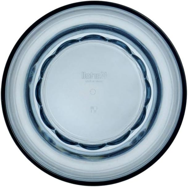 Kartell 1492/E4 Jellies Family Drinking Glass by Patricia Urquiola, Pack of 16, Transparent Light Blue