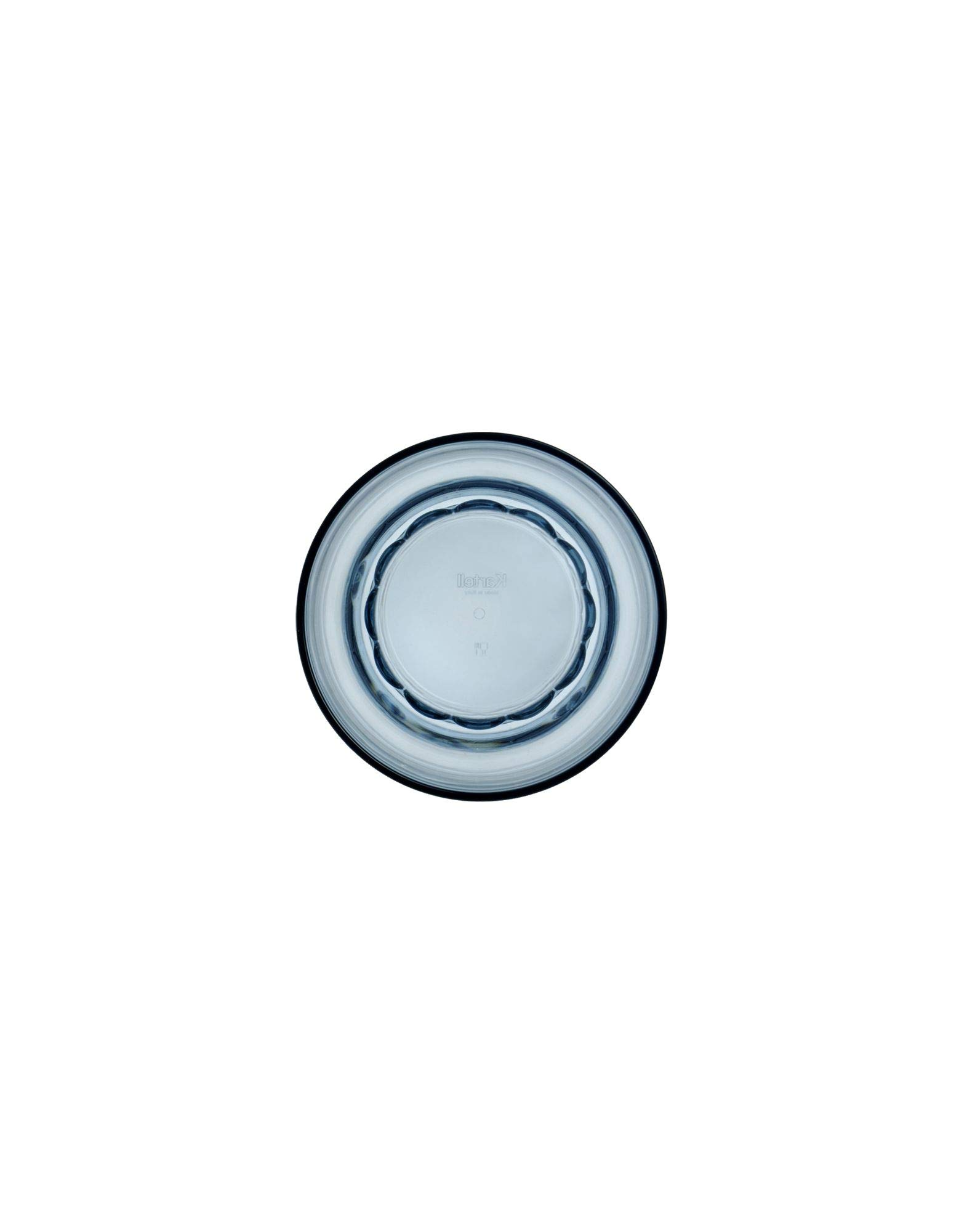 Kartell Jellies Family Bicchiere da acqua, Azzurro, Set da 4