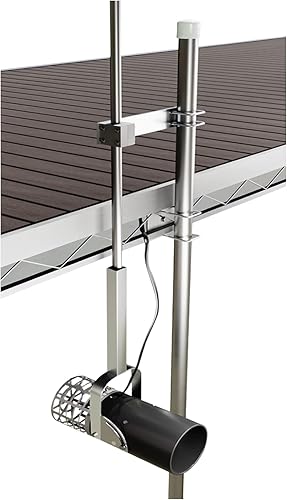 Scott Aerator 1 Horse Power 115V Muck Blaster - Cable de 50 pies  Aquasweep con montaje de poste  Circulador de agua, agitador y motor  Soplador de