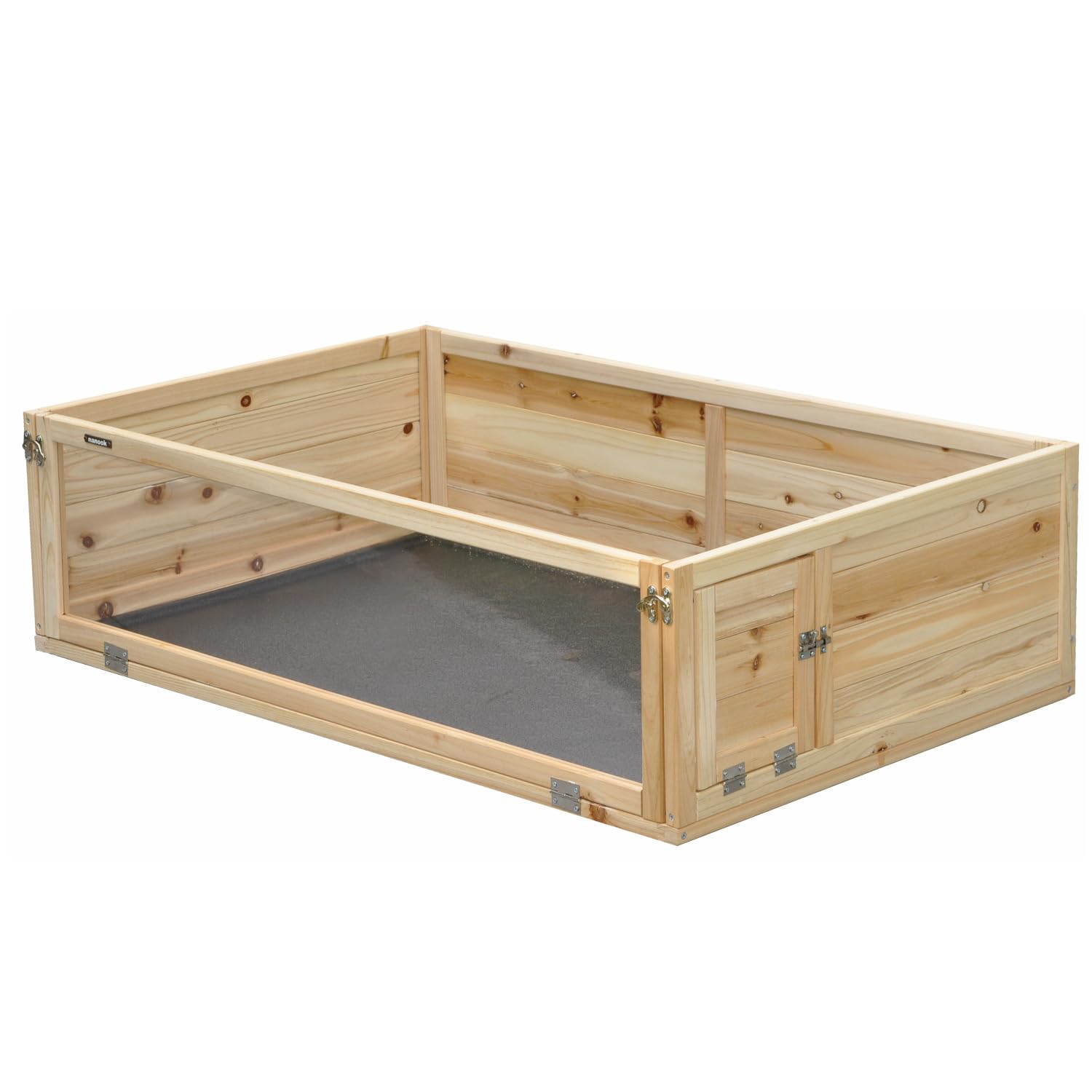 Indoor Freilaufgehege Freigehege Auslauf für Kleintiere, Meerschweinchen, Hamster - Natur - 110x70x30 cm
