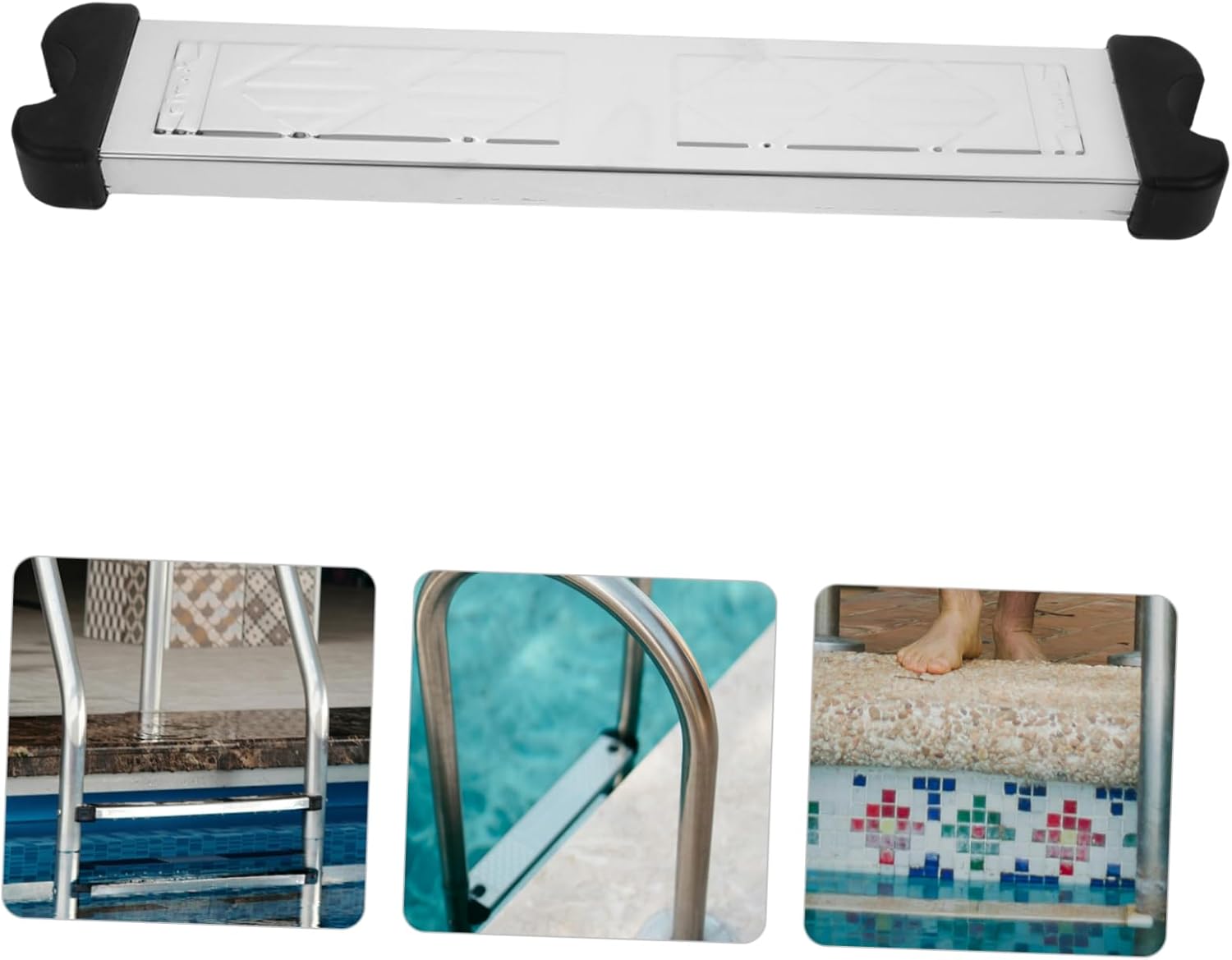 Inground Pool Ladder Step Stainless Steel Handrail Easy Install Pool Ladder Steps
