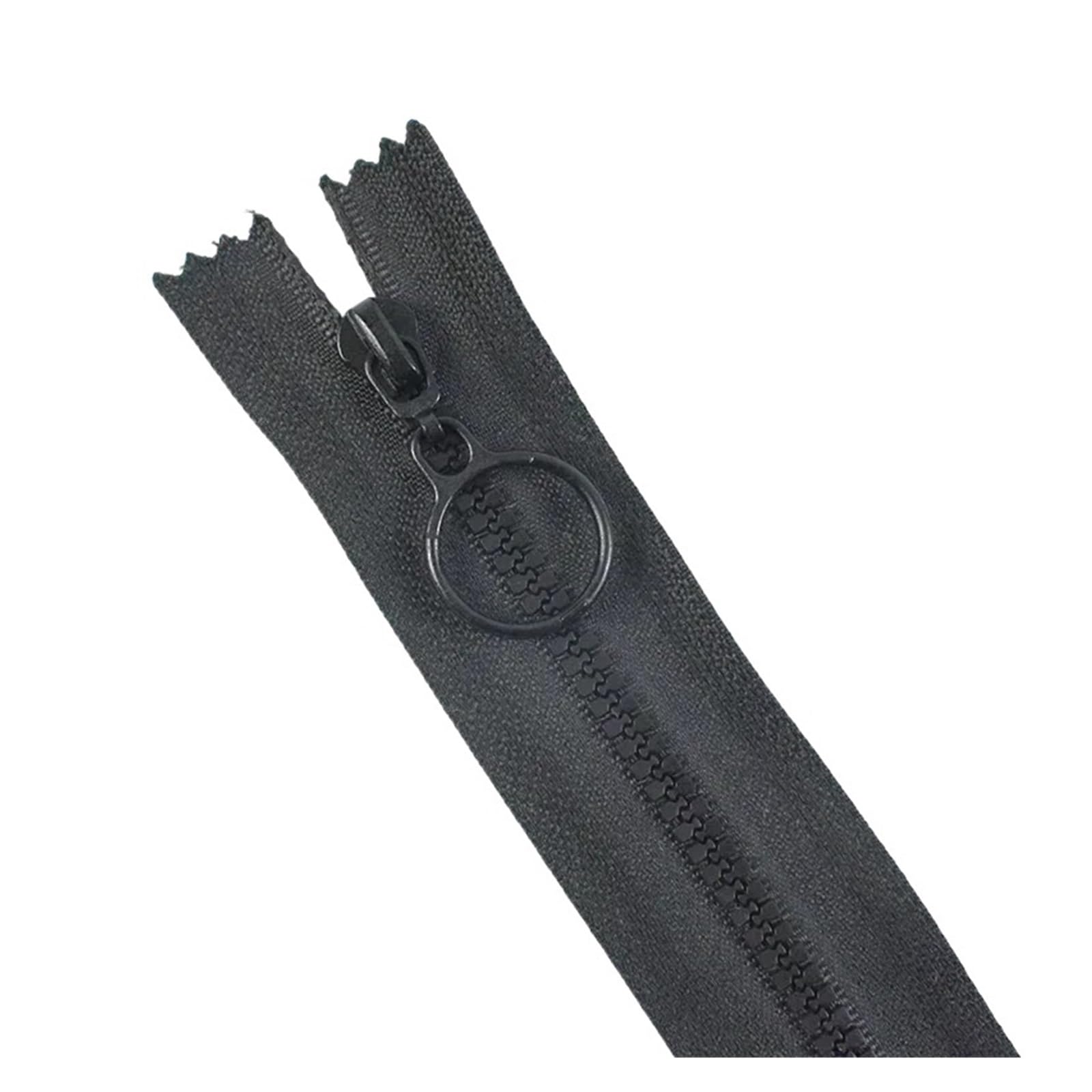 Cremallera De Resina 60cm Con Extremo Abierto, Decoración Ropa, Cierre Bolsa, Kit Reparación Cremalleras, Accesorios Costura DIY, 5/10/20 Piezas, 3#(Black,20PcsOpen-60cm)