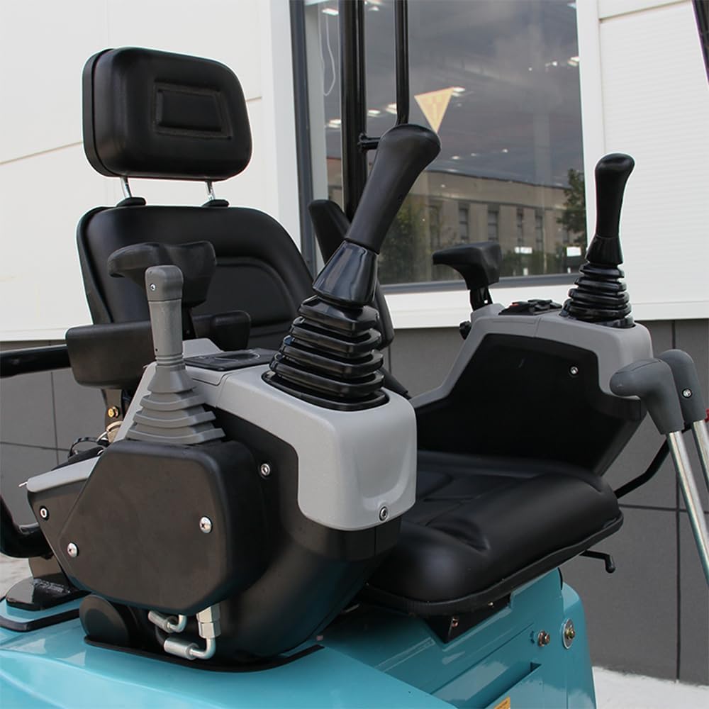 Heavy-Duty 2.2 Ton Mini Excavator, With 16.5 HP Diesel KubotaEngine, Pilot Controls Track Extension Side Swing Boom Trench Digger for for Construction, US In Stock