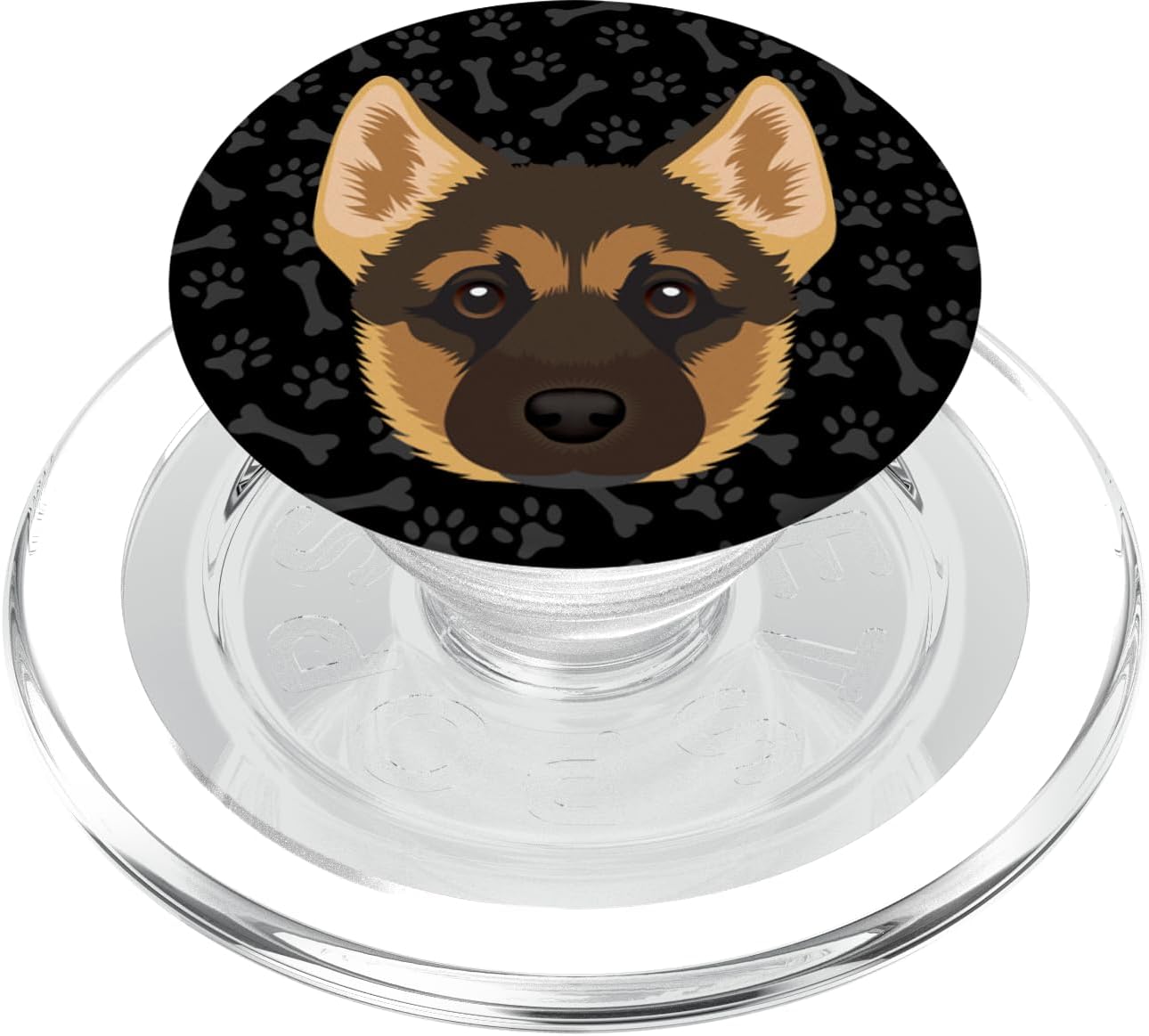 German Shepherd Puppy PopSockets PopGrip: Swappable Grip for Phones & Tablets PopSockets MagSafe PopGrip for iPhone