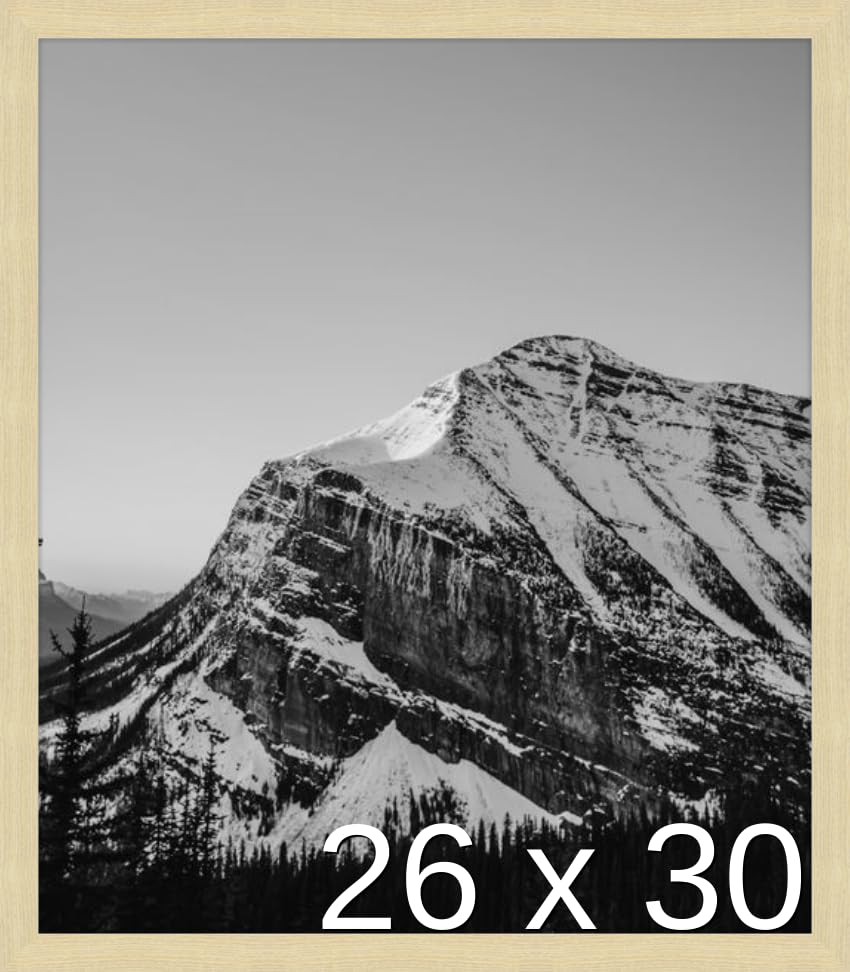 Frame It Easy 26 x 30 Wheat Wood Frame (Derby)