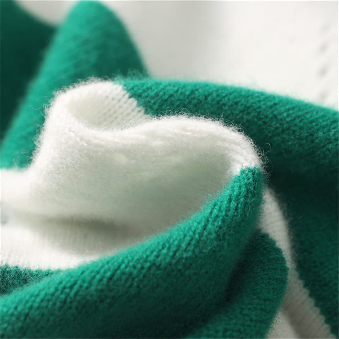 Hamthuit Pullover lavorato a maglia in lana da donna Maglioni da donna Inverno O-Collo a maniche lunghe Camicia a paragrafo corta Maglione allentato