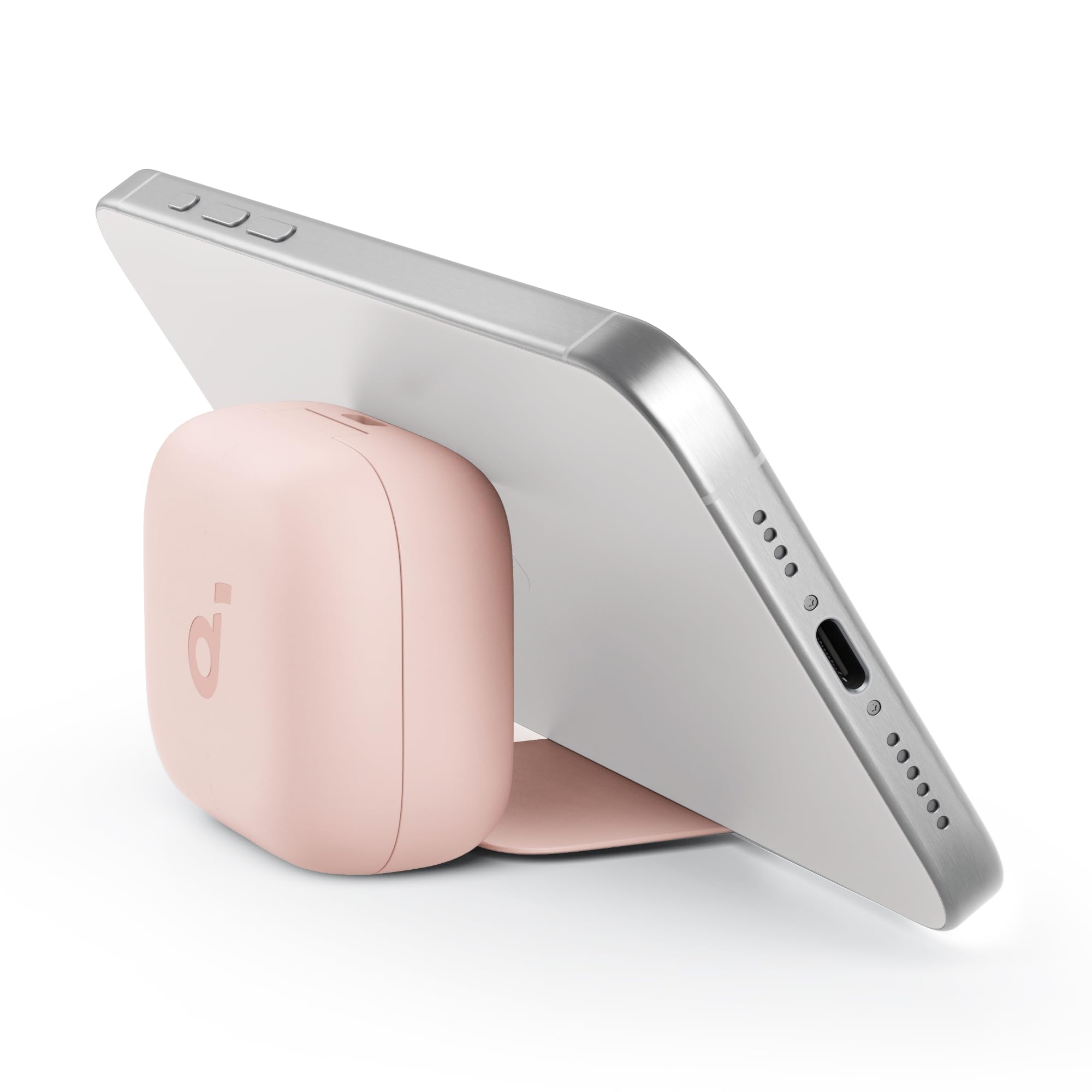 Soundcore P30i by Anker Noise Cancelling Earbuds, Strong and Smart Noise Cancelling, Powerful Bass, 45H Playtime, 2-in-1 Case and Phone Stand, IP54, Wireless Earbuds, Bluetooth 5.4 (Pink)