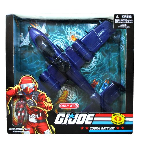 G.I. Joe Exclusive Deluxe Vehicle Cobra Rattler with Wild Weasel