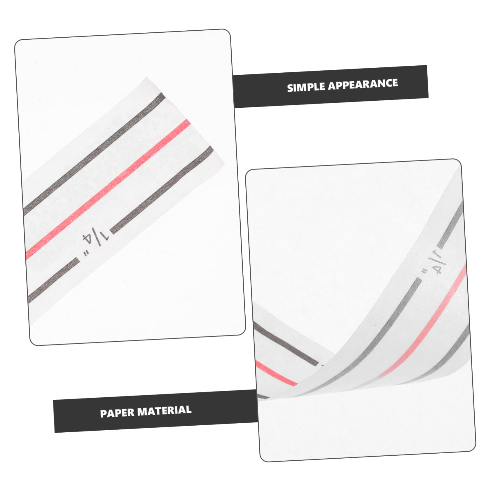 OSALADI 5 Sätze Nähpapier Klebeband Tearable Diagonal Nahtband Für Quilting Und Nähprojekte Einfache Handhabung Vielseitig Einsetzbar 2 Rollen * 5