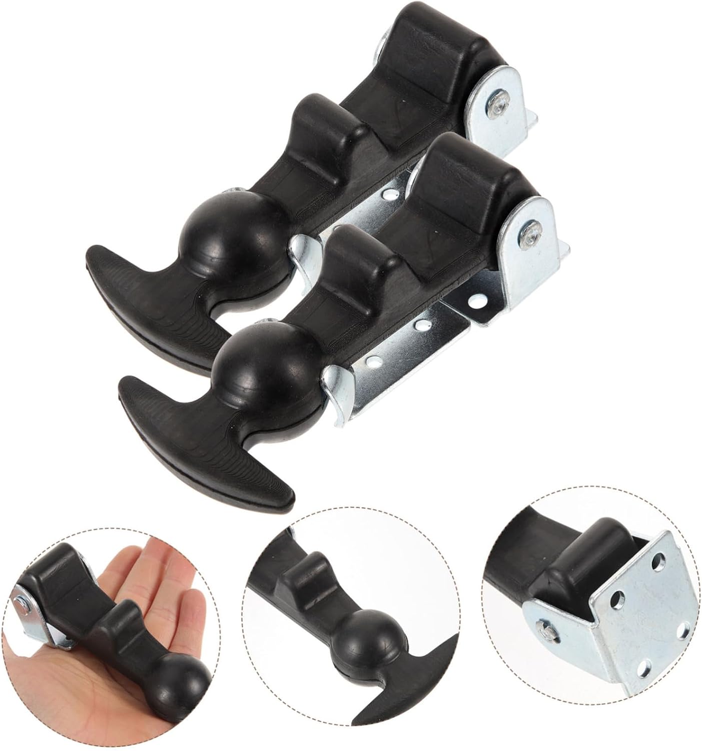 ARTIBETTER 2pcs Flexible T-Handle Latch for Boats -Damping Draw Latch Compact and Hatch Lock for Sheds Garages and Garden Equipment