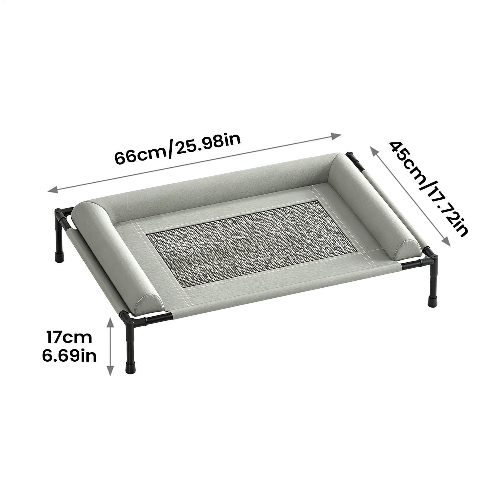 Cama de Acampada para Perros Alfombra Plegable Antivibración Transpirable | Cama Viajera para Perros en Interiores Exteriores Porche Suelo Patio Trasero Playa y Patio