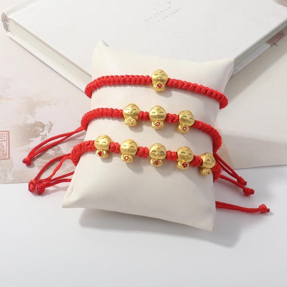 Amazon.com: 2025 New Year of Snake Red String Braided Bracelet