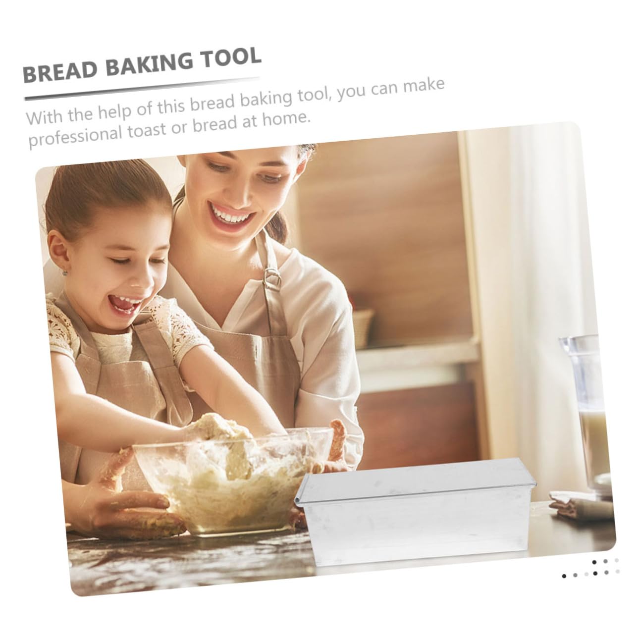 Aluminiumlegierung Brotbackform mit Deckel Antihaft Toastkasten für Hausgemachtes Brot Backform Kastenform Toastbrot Geeignet für Haushalt und Profi bäckerei