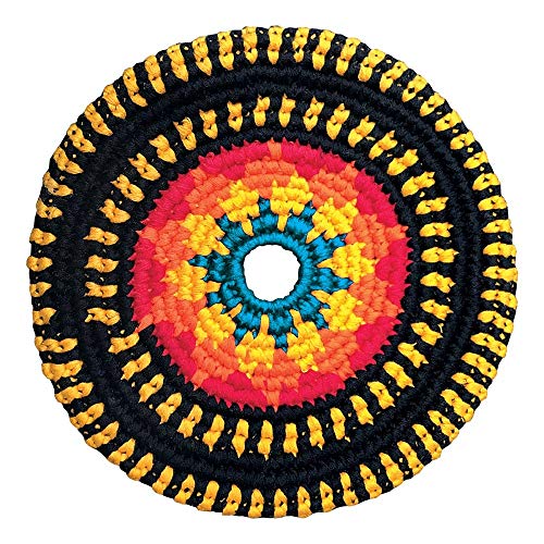 Pocket Disc Flying Disc - Crocheted Foldable Frisbee Toy Perfect for Both Kids