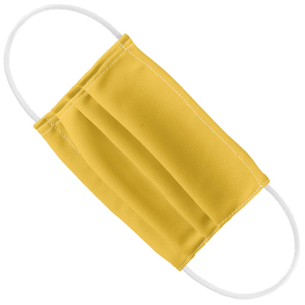 Popfunk Kids Solid Marigold 1-Ply Reusable Face Mask Covering