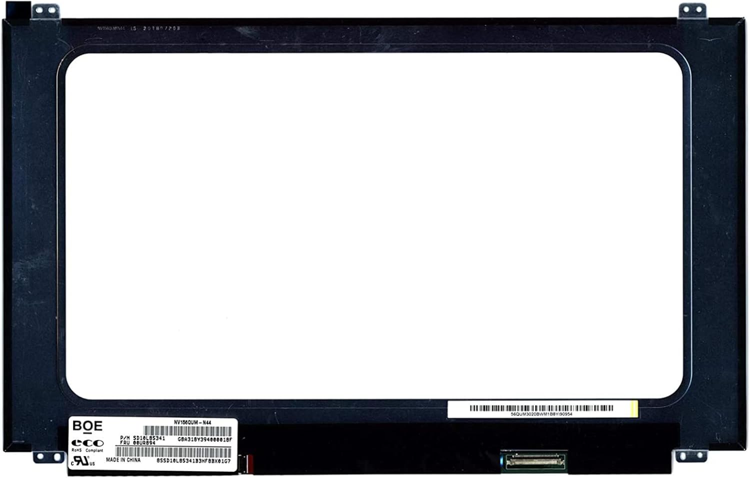 00UR894 P/N:SD10L85341 15.6” 4K UHD 3840x2160 IPS Anti-Glare LCD Panel LED Screen Display for Thinkpad P52s Type 20LB