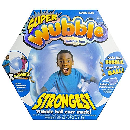 Wubble the Amazing Tear Resistant Super Bubble Ball Boing Blue