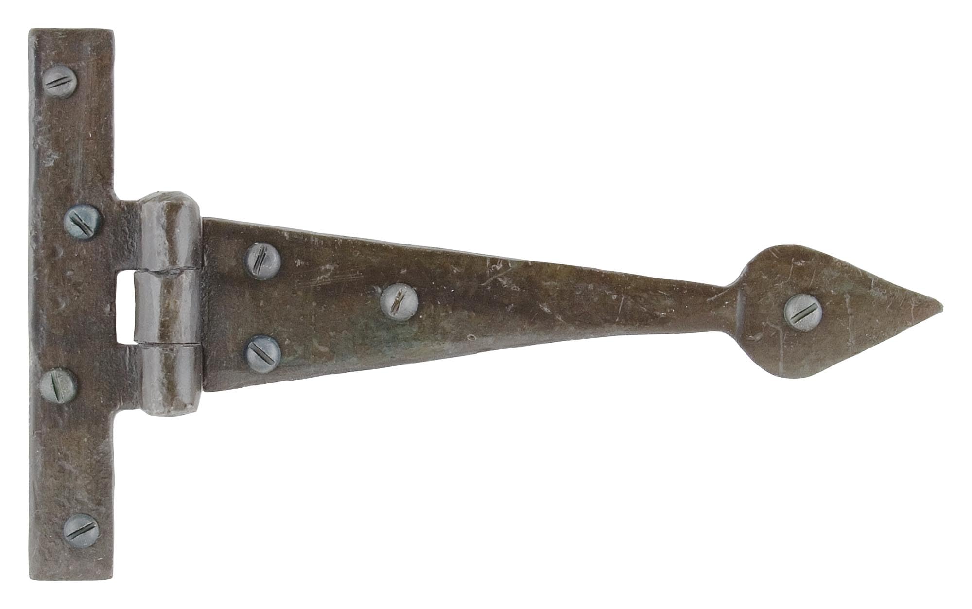 From The Anvil Beeswax 6 Inch Arrow Head T Hinge (Pair)