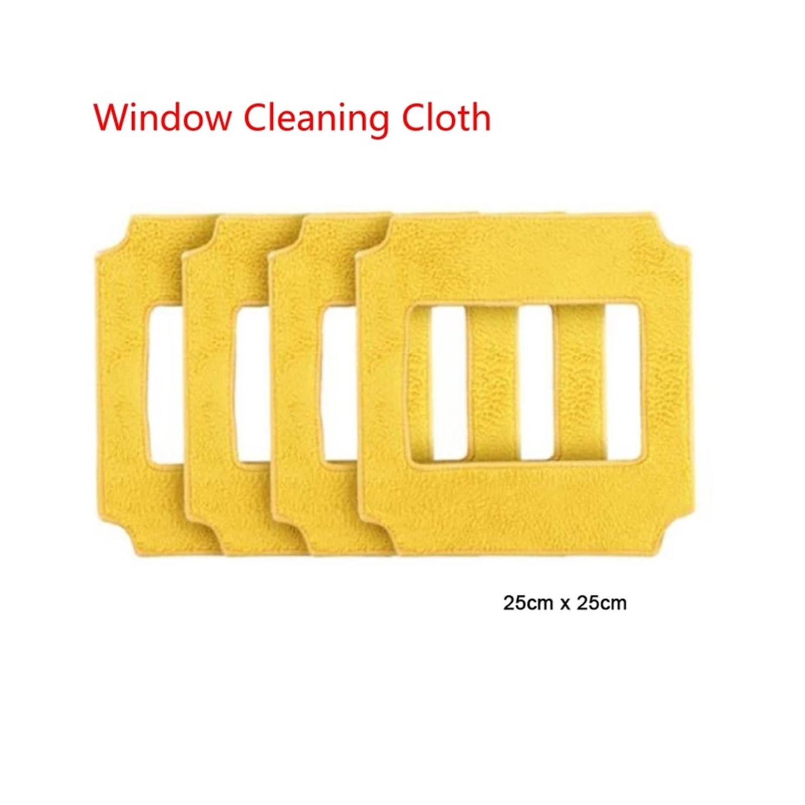 Giallo Mop Vestiti Puliti for Robot Lavavetri Win660 / RL880 / RL1188 QHC004 RL2988 RL3988 RL3325 RL1788 Tamponi Di Pulizia, Panno for Lavaggio(8pcs yellow mops)