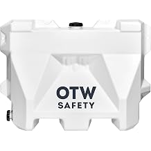 Portable Plastic Barricade 4 Bundle, White 32"x45"