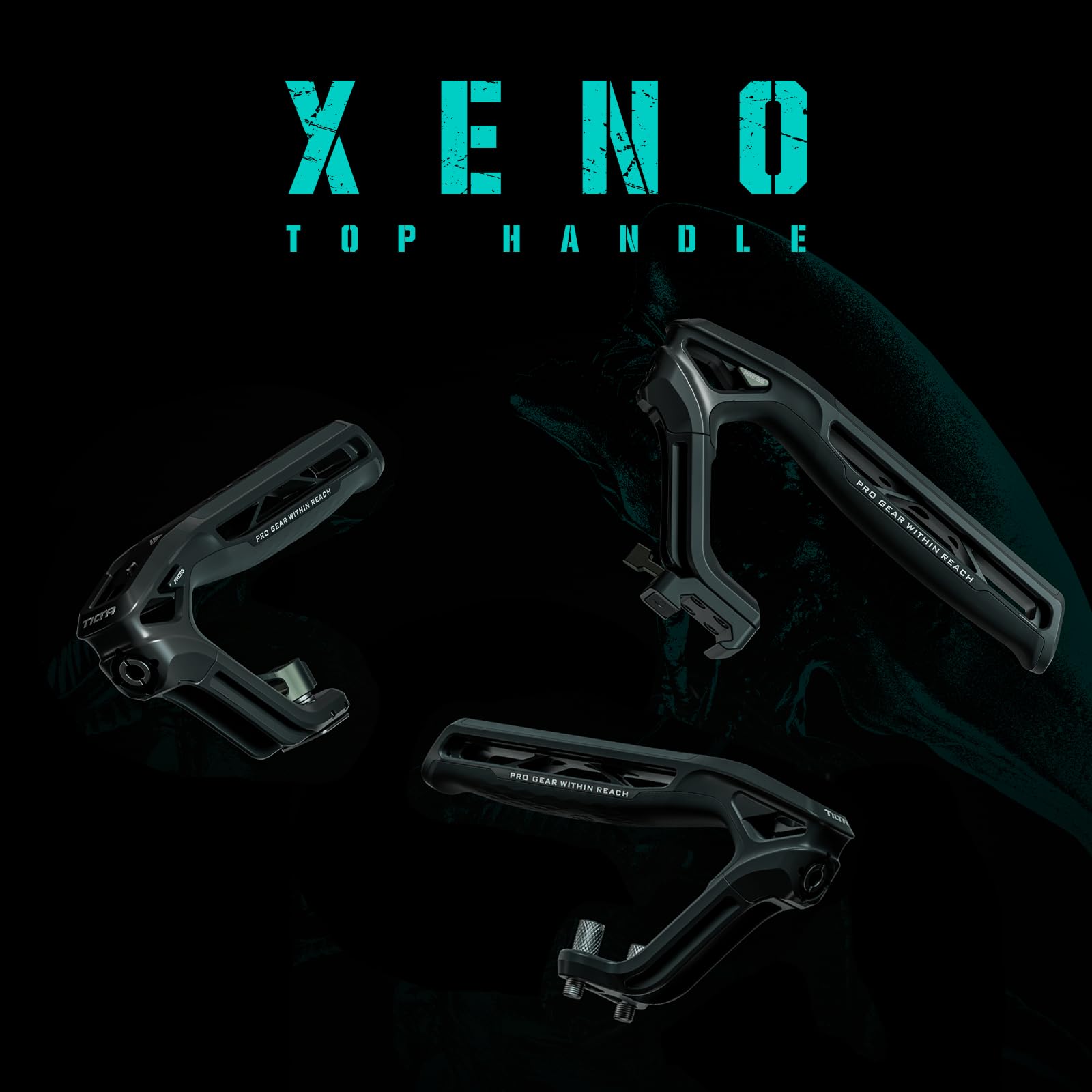 Tilta Xeno TA-XTH1-B - Maniglia superiore 1/4"-20 con perni di posizionamento, colore: Nero, TA-XTH1-B TX