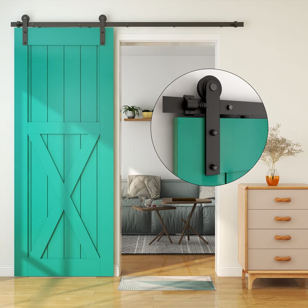 ＤＩＹ 122ｍ 吊り引き戸レール 4 FT バーンドア金具 引き扉 Amazon.co.jp: ZEKOO 吊り引き戸レール バーンドア金具 引き扉 4