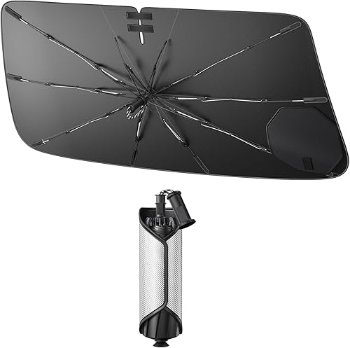 Miniatura 10 de SXCY Parasol para parabrisas Kia NIRO 2023-2026, accesorios 2021-2024 2025 2026 NIRO EV 2023-2026, 2023-2025, 2026, parasol plegable para rayos UV