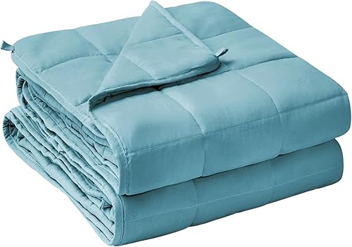 Vista 456 de yescool Manta pesada (5 libras, 36 x 48 pulgadas, morado) Manta pesada de enfriamiento para niños de 5 años en adelante, 40-60 libras, manta