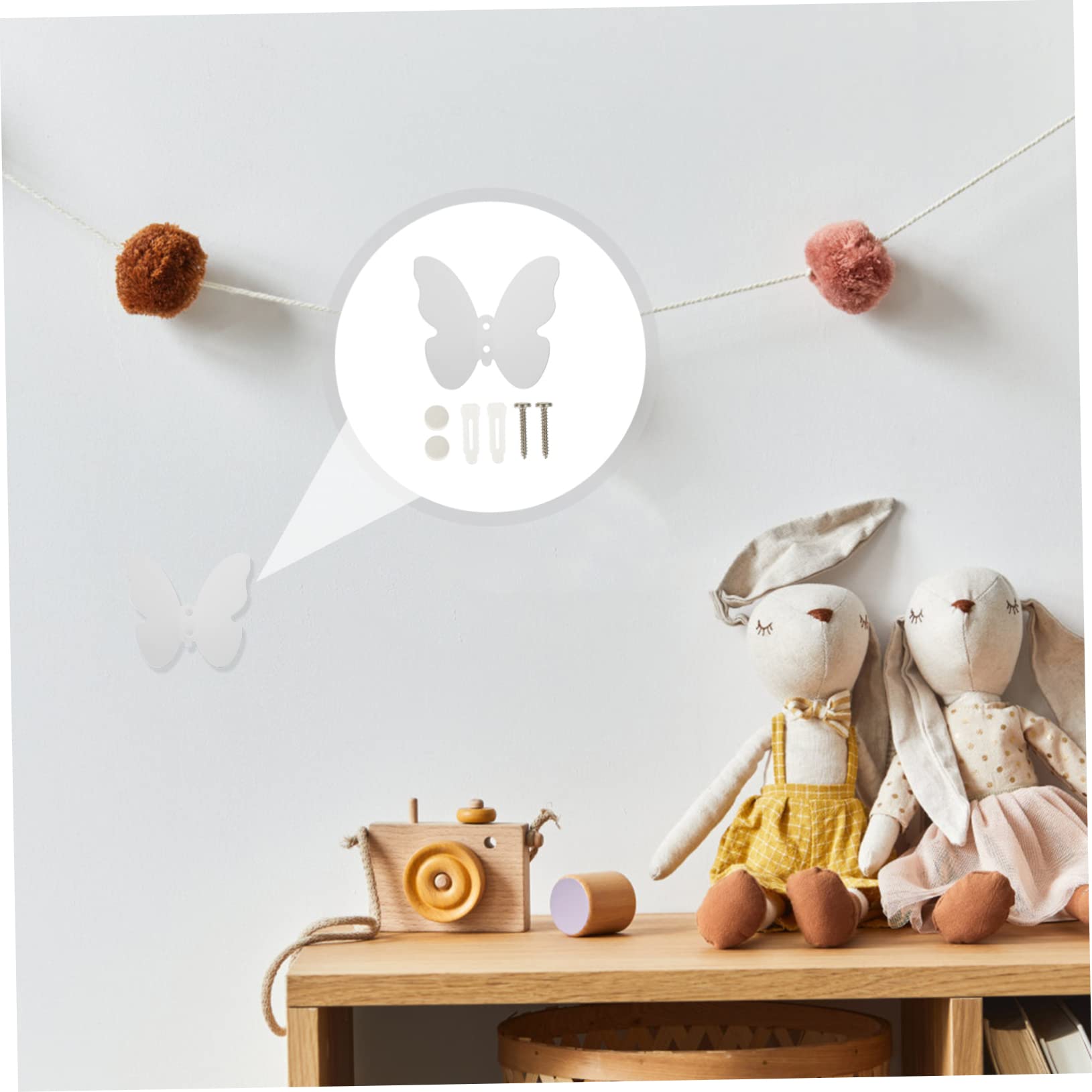 Ganci da parete unici a forma di farfalla, ganci da parete decorativi, ganci appendiabiti da parete moderni per ingressi, ganci da parete, ganci decorativi per asciugamani - Italia