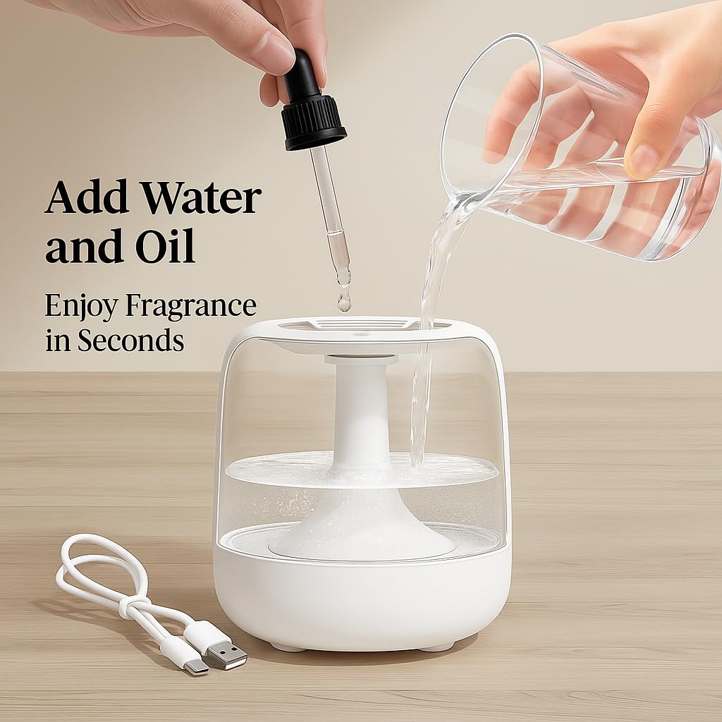 RYM Cool Mist Home Humidifier for Bedroom, Living Room & Off -2