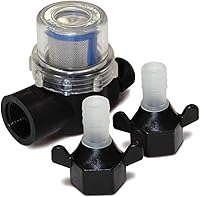 Vista 4 de Lippert Components Flow Max 12V Bomba de agua para RV, 3.0 GPM, 50 PSI, 9.5 Amp máx., autocebante, filtro de pantalla incluido - 689052