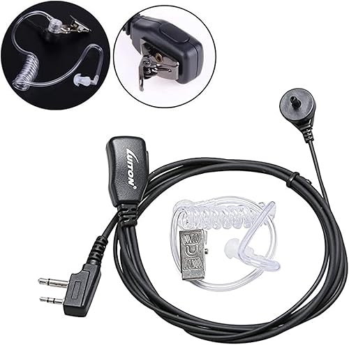 Miniatura 2 de Midland Walkie Talkies Midland Auriculares Midland con micrófono de seguridad para radios bidireccionales Midland compatibles con Midland GXT1000VP4