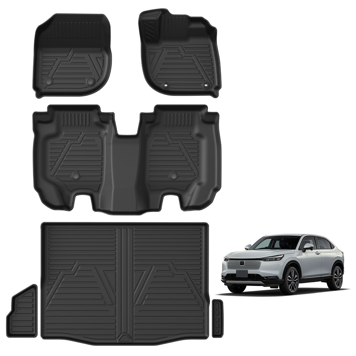 Amazon | Jiooy ホンダ 新型ヴェゼル フロアマット+セカンドマット+