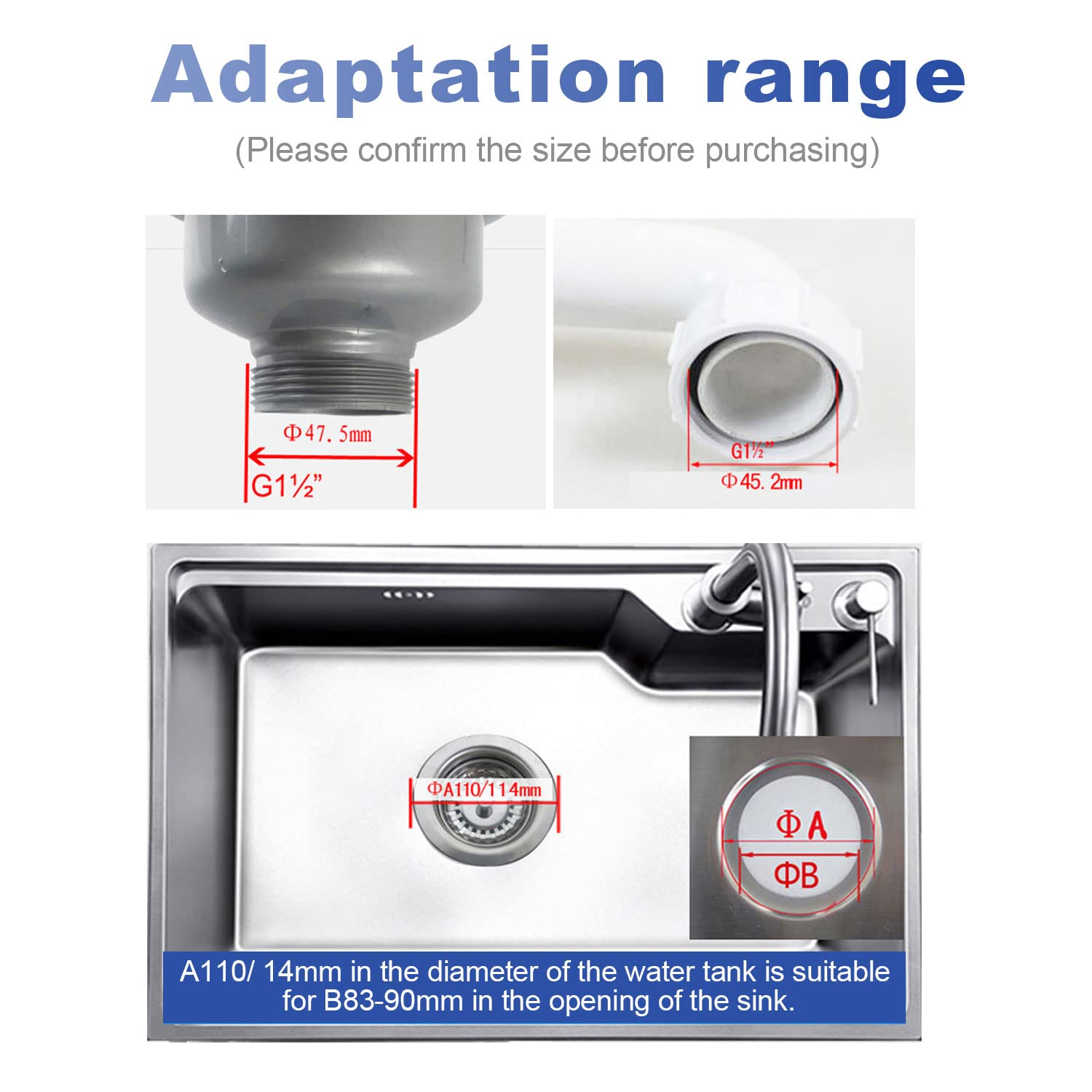 Passoire De L'évier De Salle De Bain En Acier Inoxydable Bouchon D'eau