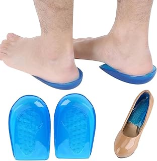 Heel Cushion For Men And Women, Foot Insoles Silicone Gel Insole, Shoes Cushion Foot Pad for Comfort and Pain Relief - Reduces Impact Overload