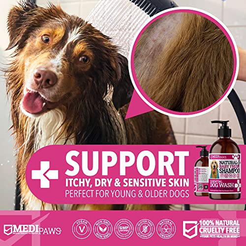 MediPaws Shampoo for Dogs 1000ml, Babyfresh Shampoo - Image 3