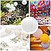 CEEYSEE 6 Pcs Paper Lanterns 12-Inch White Chinese Japanese Round Hanging Decoration Paper Lanterns for Halloween Wedding Birthday Party Decorations (DLBS/White)