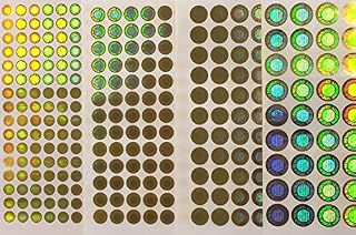 Gold Security Warranty Hologram Stickers - Void If Removed Tamper Proof Genuine Quality Sealing Label - Size 8-15mm (1000 x 10mm)