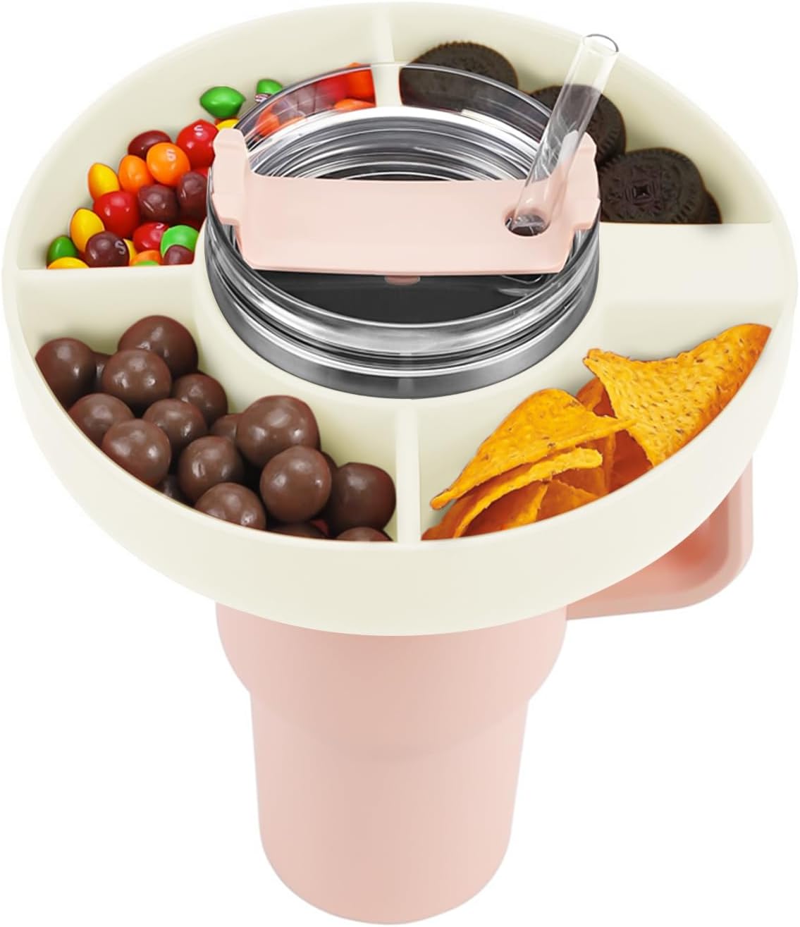 Amazon.com: LUKIXTE Snack Bowl for Stanley Cup, Silicone Reusable Snack ...