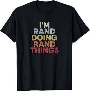 Rand Name Rand Personalized Name First Given T-Shirt