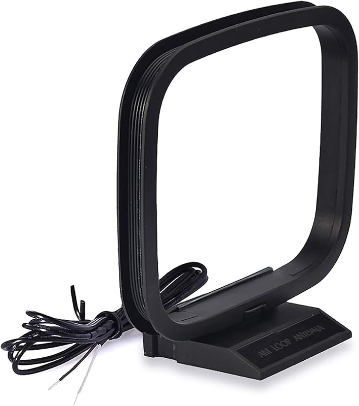 AM Loop Antenna with 2 Pin Bare Wire Compatible with Pioneer Onkyo Yamaha Marantz Pyle Indoor Radio Bluetooth Home Stereo Receiver AV Audio Video Home Theater Receiver Power System